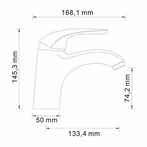 Wasserkraft Rossel 2803 Смеситель для умывальника, цвет хром — фото №2