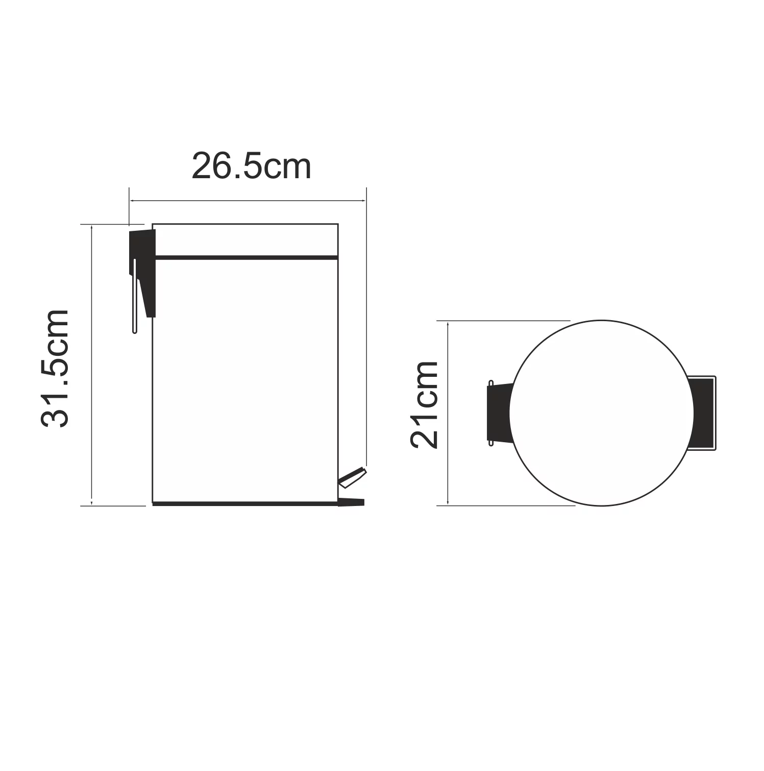 Wasserkraft K-635WHITE Ведро 5L — фото №2