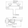 Wasserkraft АIme 1511 Thermo Термостатический смеситель для ванны, цвет хром — фото №2