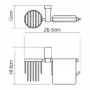 Wasserkraft Lopau K-6059 Держатель туалетной бумаги и освежителя — фото №2