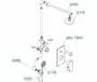 Wasserkraft  A16190 Встраиваемая душевая система с верхней душевой насадкой и лейкой цвет хром — фото №2