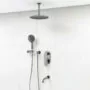 Wasserkraft A175868 Встраиваемая душевая система для ванны с верхней душевой насадкой, лейкой и изливом цвет хром — фото №1