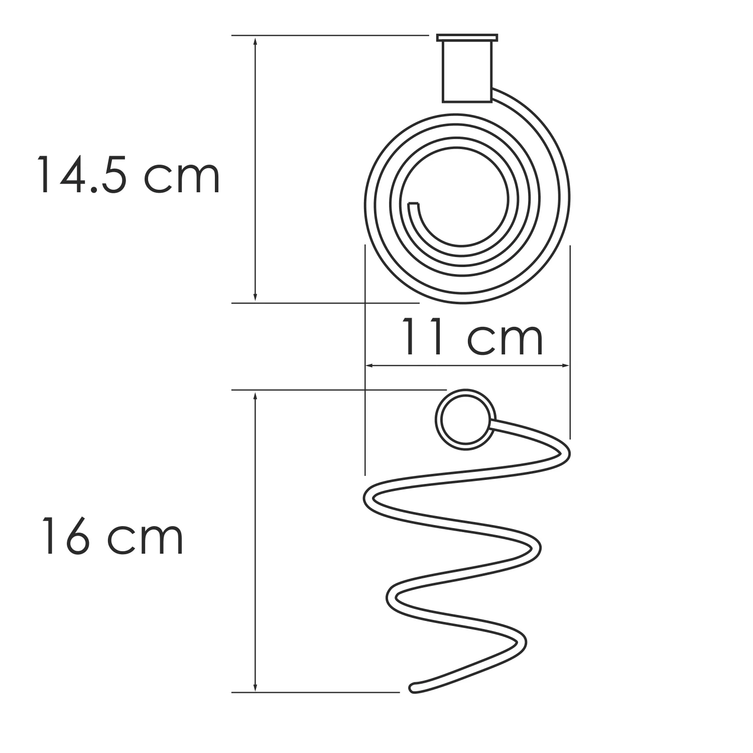 K-1080NICKEL Держатель фена — фото №2