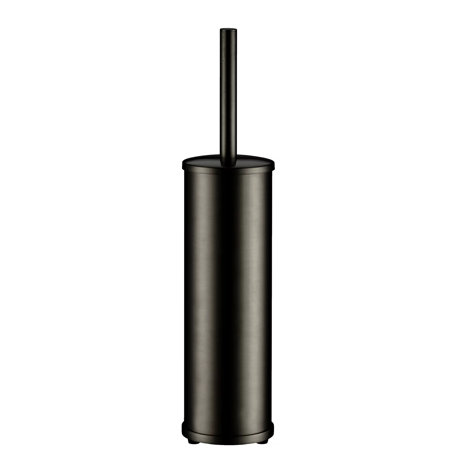 K-1027GUN METAL Щетка для унитаза напольная