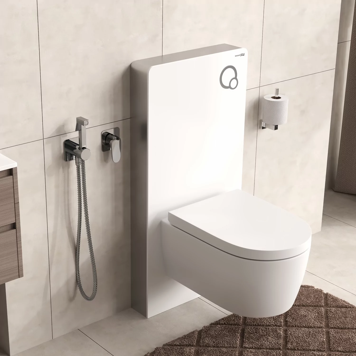 Wasserkraft A3151.271.057.136 Гигиенический душ со смесителем хром — фото №1