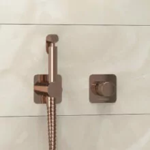 Wasserkraft A8851.290.292.335 Гигиенический душ со смесителем и шлангом розовое золото