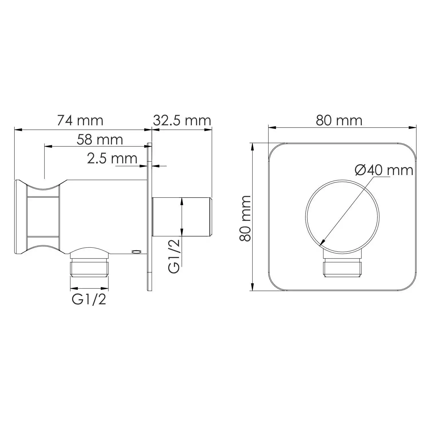 Wasserkraft  A7751.290.292.335 Гигиенический душ со смесителем и шлангом розовое золото — фото №4