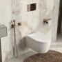 Wasserkraft A8851.290.292.335 Гигиенический душ со смесителем и шлангом розовое золото — фото №1