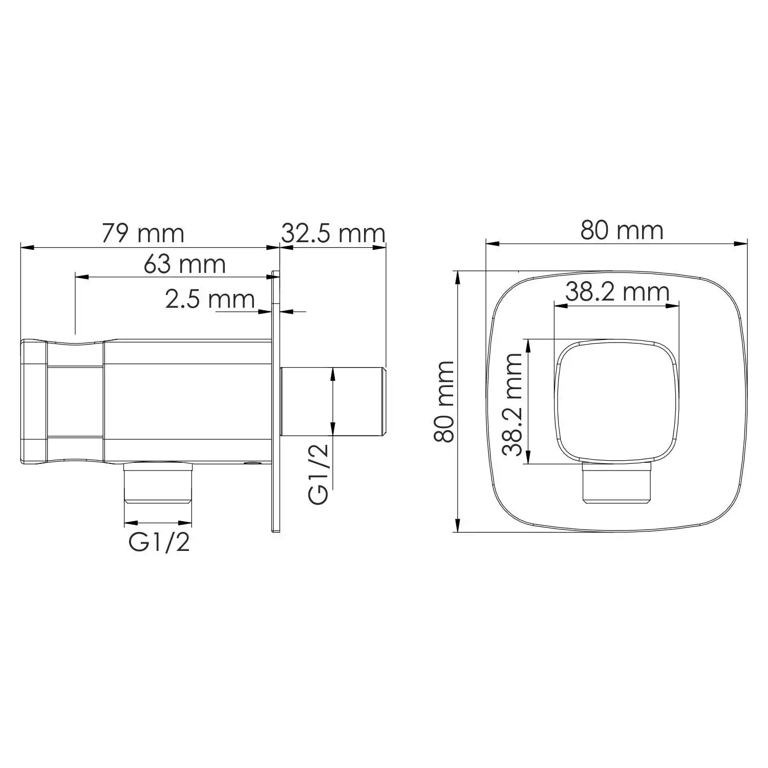 Wasserkraft A9551.328.243.232 Гигиенический душ со смесителем белый матовый — фото №4