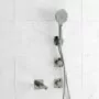 Wasserkraft Встраиваемый комплект для ванны с лейкой и изливом A4651.293.295.271.087.127 хром — фото №2