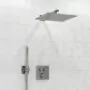 Wasserkraft Встраиваемый комплект для душа с верхней душевой насадкой и лейкой A5848.090.118.271.010.137 Thermo хром