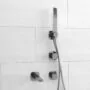 Wasserkraft Встраиваемый комплект для ванны с лейкой и изливом A8651.312.314.326.087.103 хром — фото №2