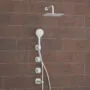 Wasserkraft Встраиваемый комплект для ванны с верхней душевой насадкой, лейкой A9551.267.316.146.254.328.156.155 белый матовый — фото №4