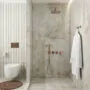 Wasserkraft Встраиваемые комплекты для ванны с верхней душевой насадкой, лейкой и изливом A7751.288.289.338.329.290.292.291 розовое золото — фото №1