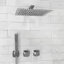 Wasserkraft Встраиваемый комплект для душа с верхней душевой насадкой и лейкой A8651.312.090.118.326.087.103 хром