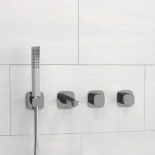 Wasserkraft Встраиваемый комплект для ванны с лейкой и изливом A8651.312.314.326.087.103 хром