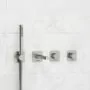 Wasserkraft Встраиваемый комплект для ванны с лейкой и изливом A6451.296.298.275.100.276 Никель